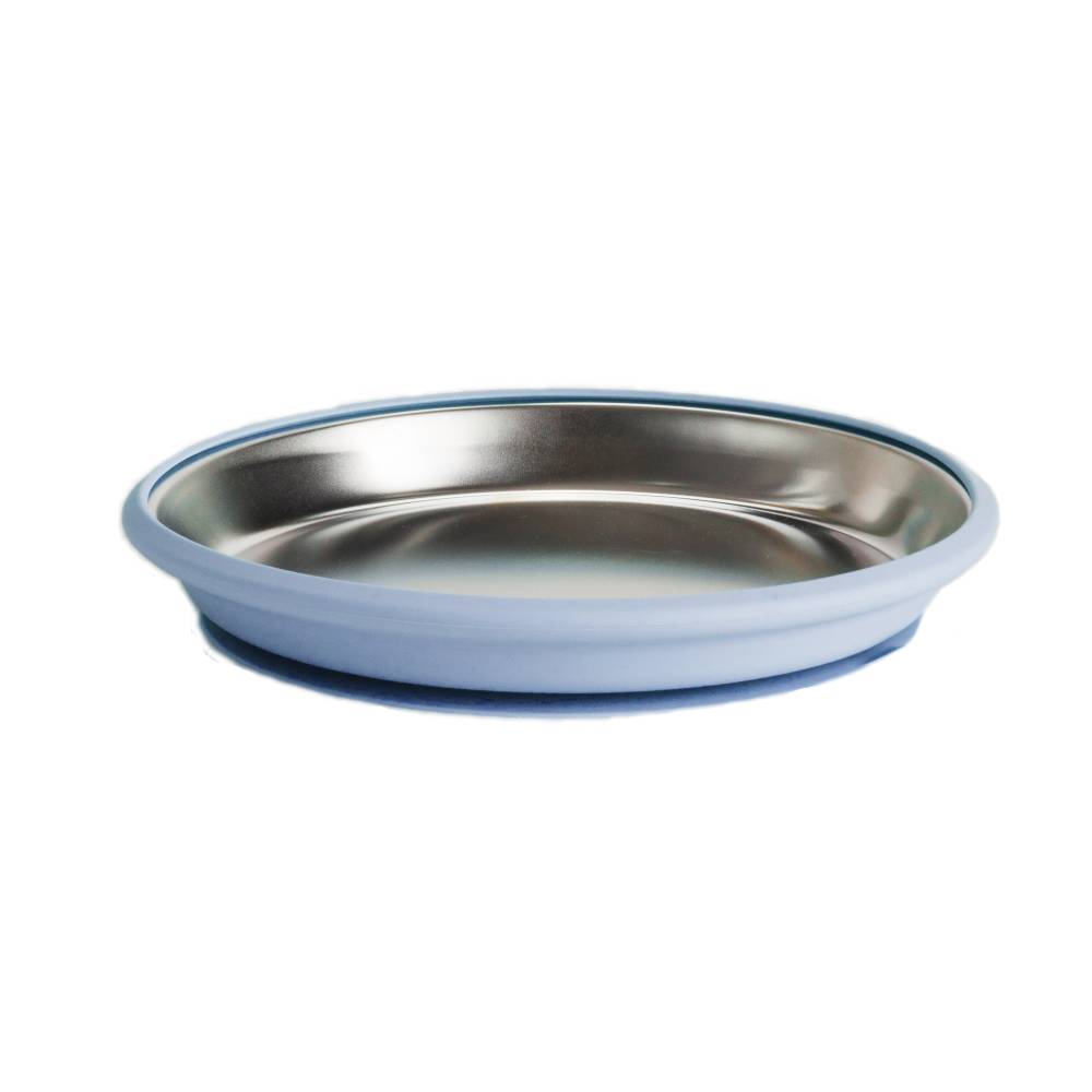Nestling Stainless Flat Plate - 20cm