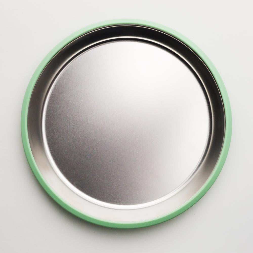 Nestling Stainless Flat Plate - 20cm