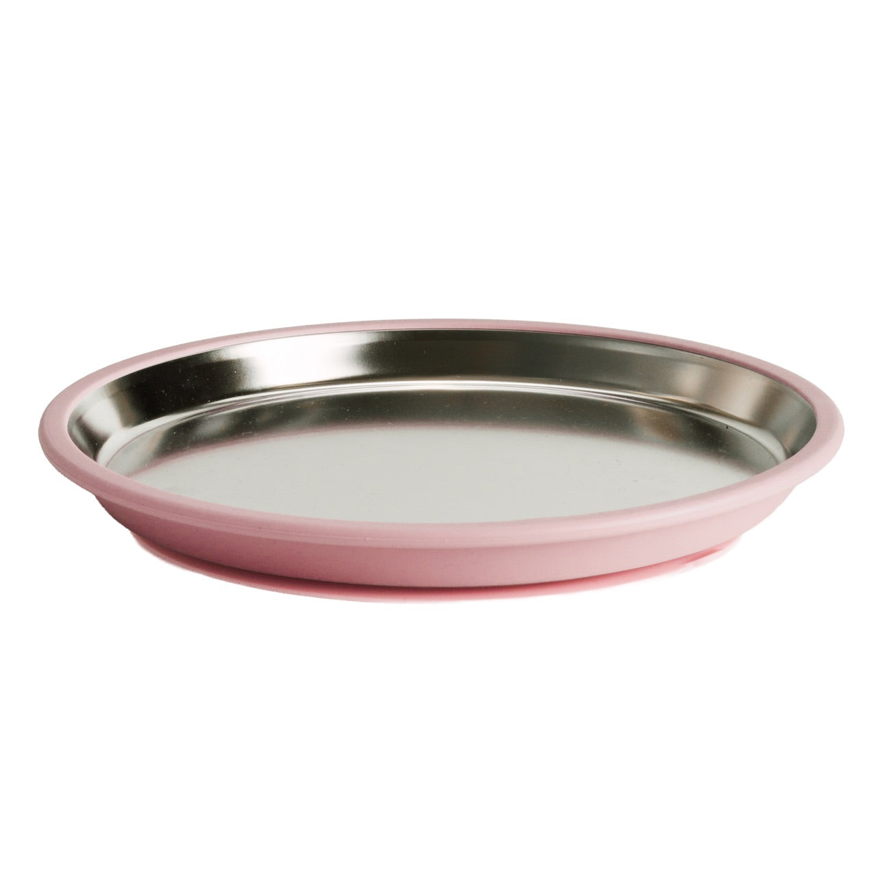 Nestling Stainless Flat Plate - 23cm