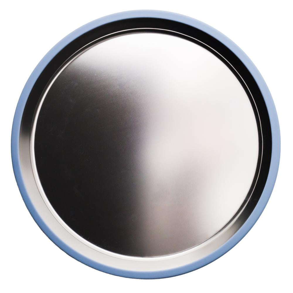 Nestling Stainless Flat Plate - 23cm