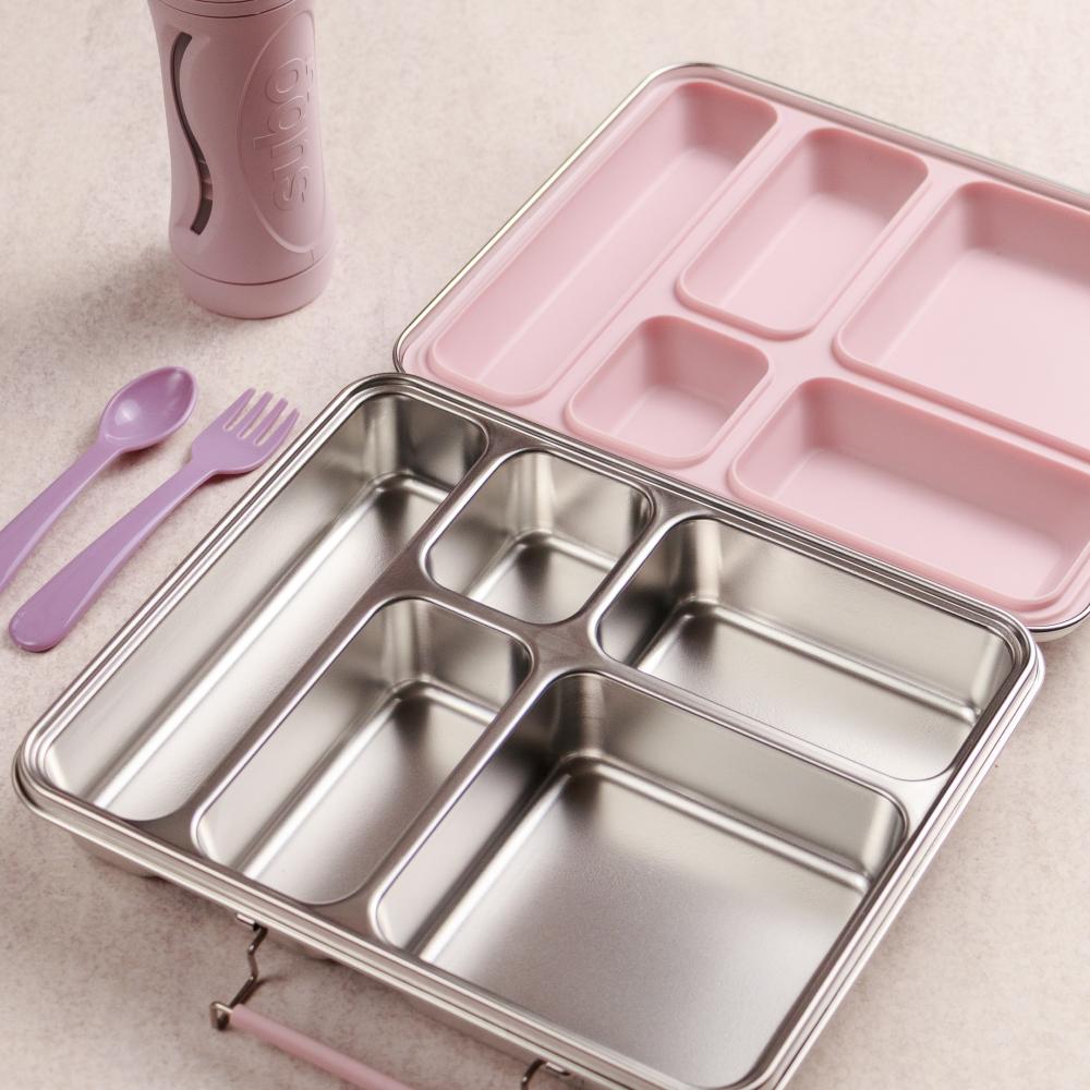 Nestling Stainless Steel Jumbo Bento Lunchbox
