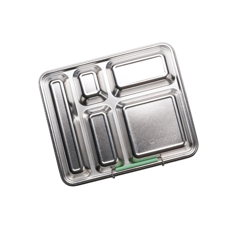Nestling Stainless Steel Jumbo Bento Lunchbox