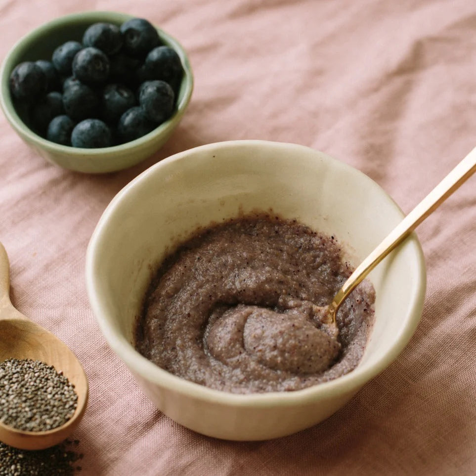 Norish Baby Puree Powder - Blooming Blueberry & Chia Pudding