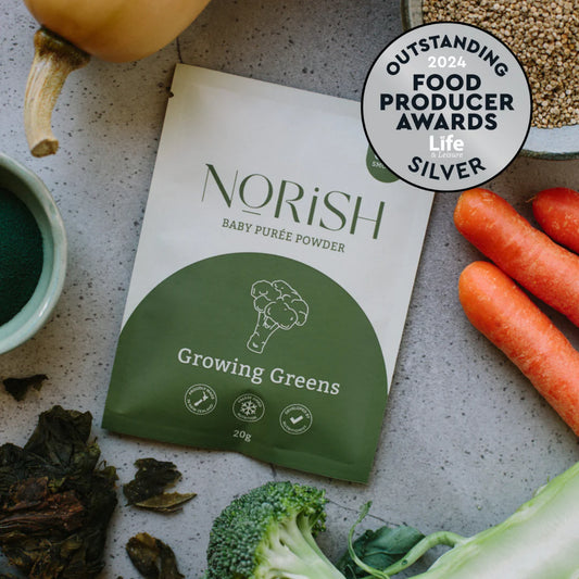 Norish Baby Puree Powder - Growing Greens