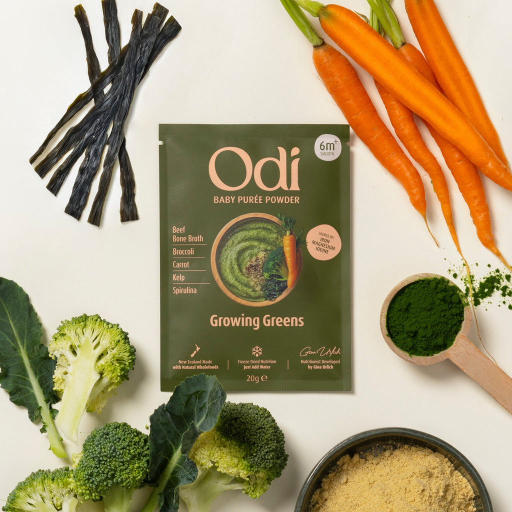 Odi Baby Puree Powder - Growing Greens