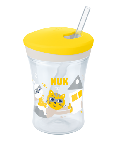 nuk action cup with straw