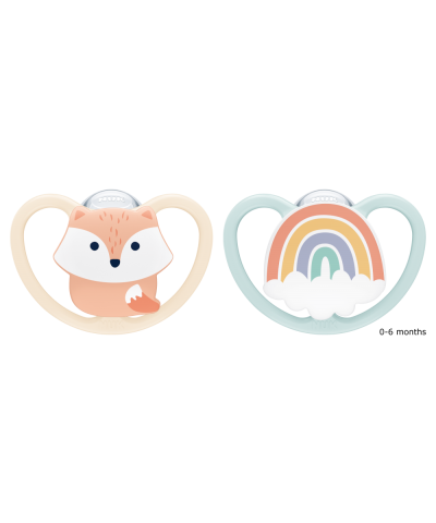 NUK Space Silicone Soother - 2 pack