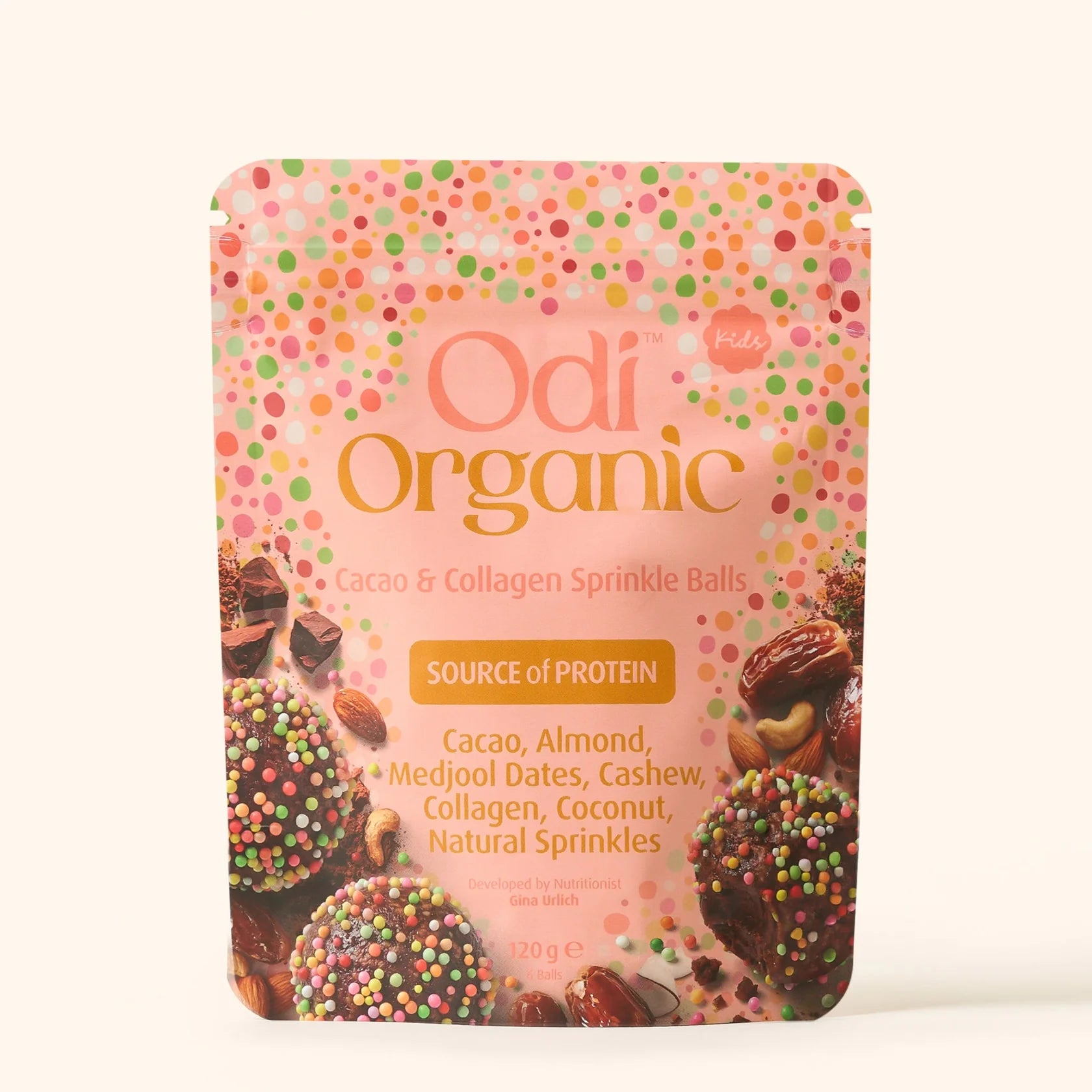 Odi Organic Cacao & Collagen Sprinkle Balls