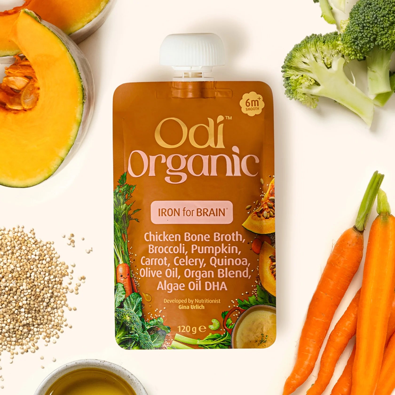 Odi Organic Pouches - Chicken & Vegetables