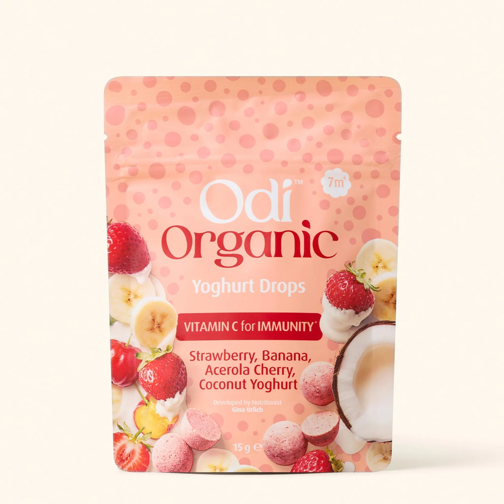 Odi Organic Yoghurt Drops - Strawberry