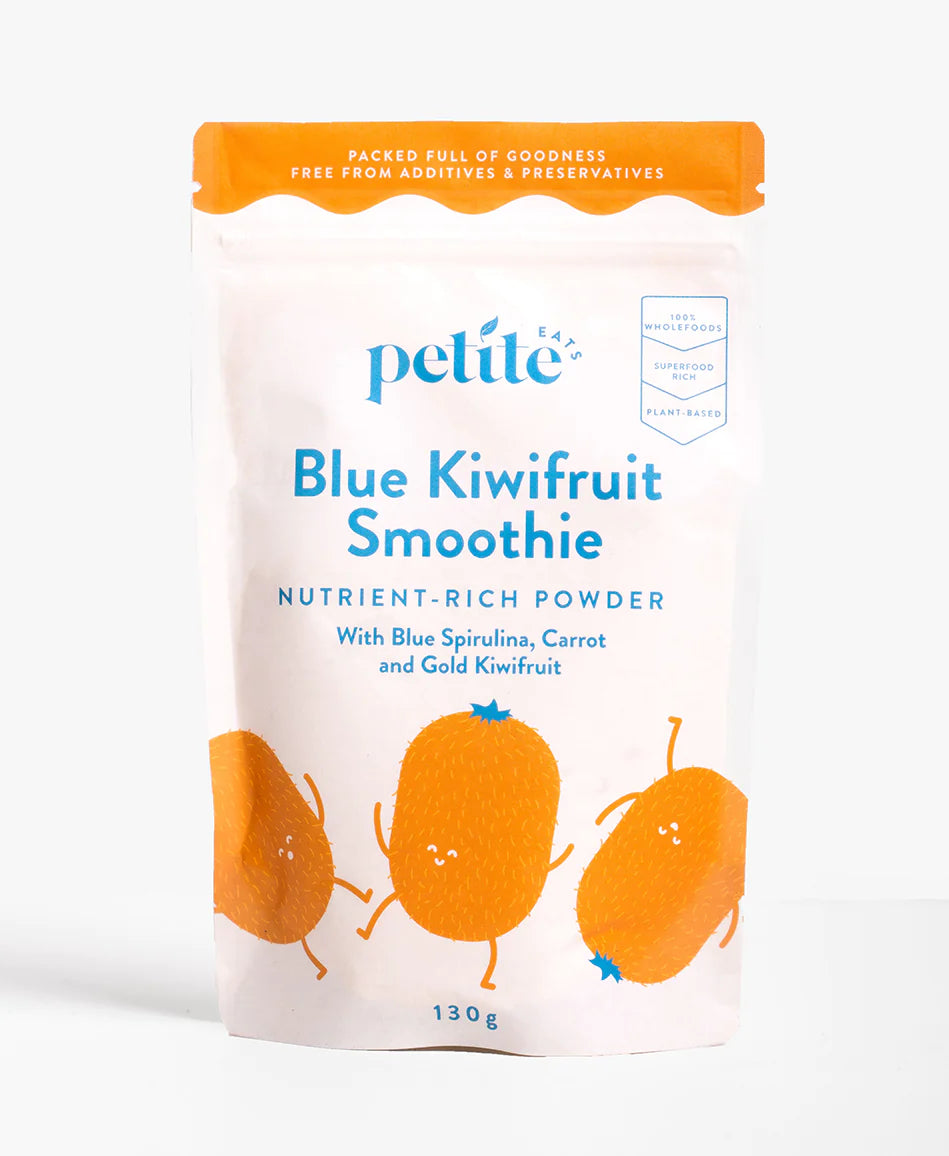 petite eats blue kiwifruit smoothie mix 130g