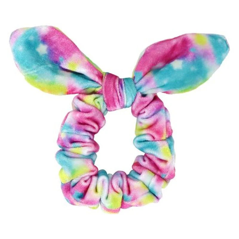 Pink Poppy Unicorn Princess Velvet Scrunchie