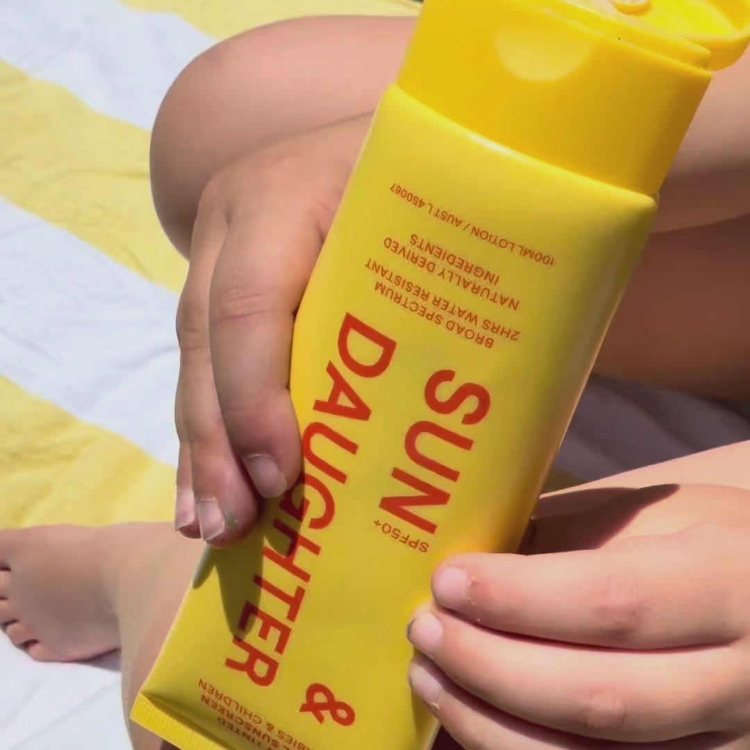 Sun & Daughter SPF50 Mineral Sunscreen - Yellow