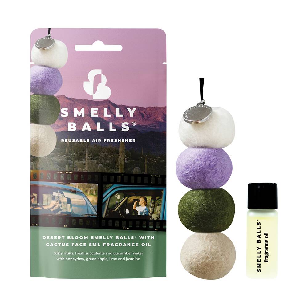 Smelly Balls Car Diffuser - Cactus Face