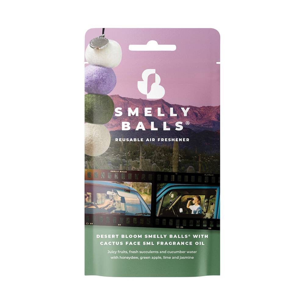 Smelly Balls Car Diffuser - Cactus Face