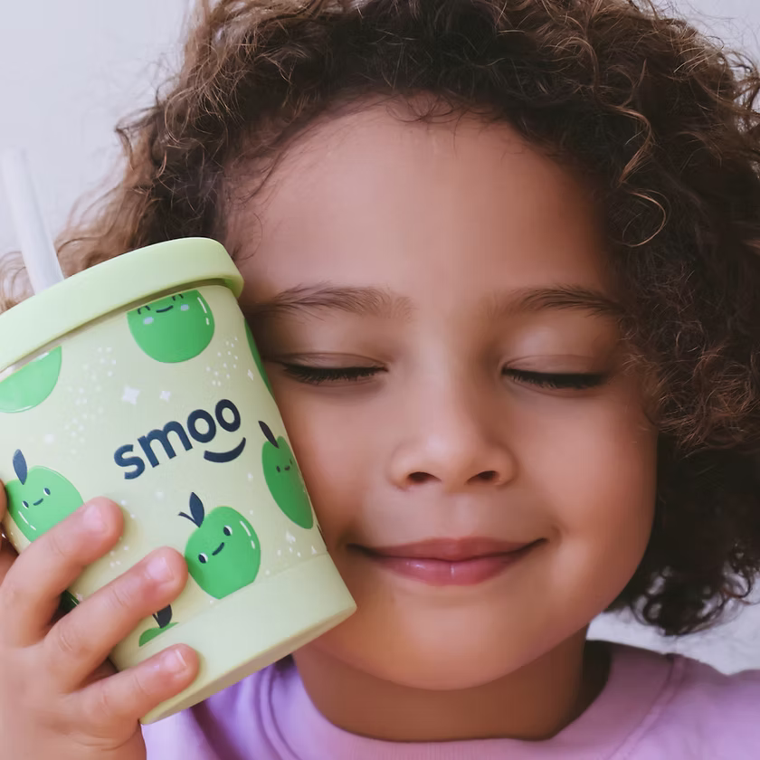 Smoo Stainless Steel Smoothie Cup - Apple