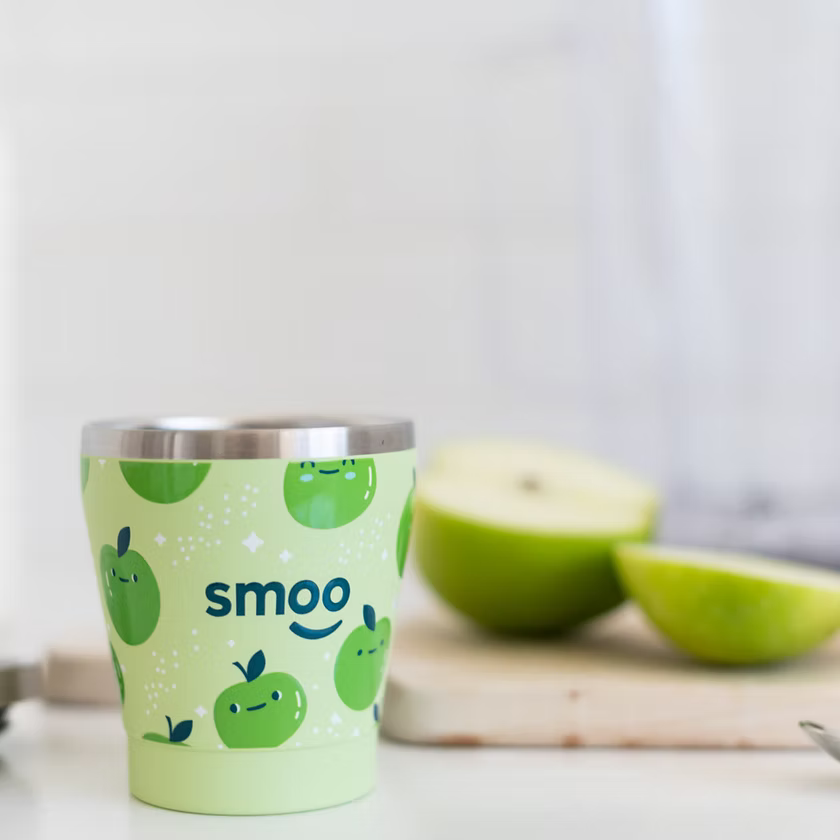 Smoo Stainless Steel Smoothie Cup - Apple