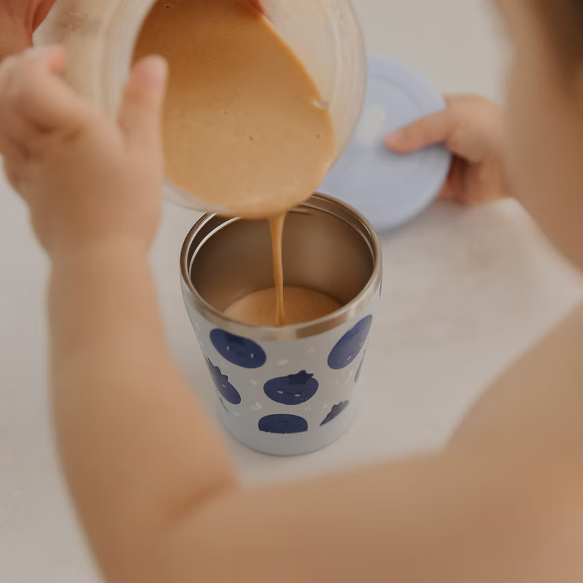 Smoo Stainless Steel Smoothie Cup - Blueberry