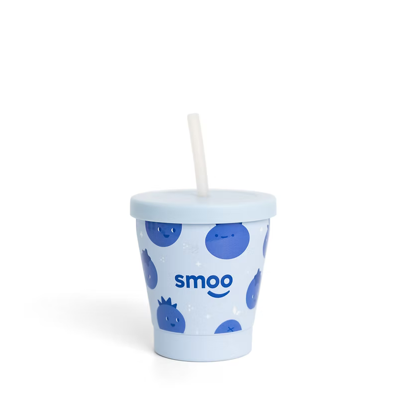 Smoo Stainless Steel Smoothie Cup - Blueberry