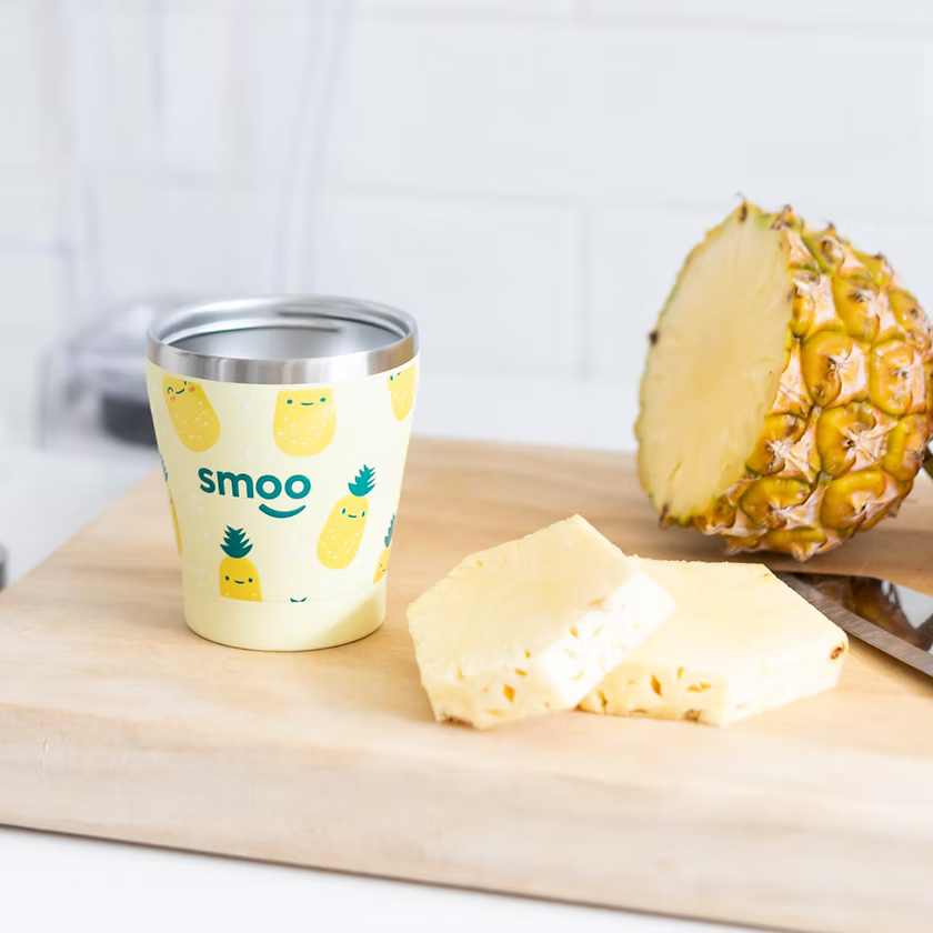 Smoo Stainless Steel Smoothie Cup - Pineapple