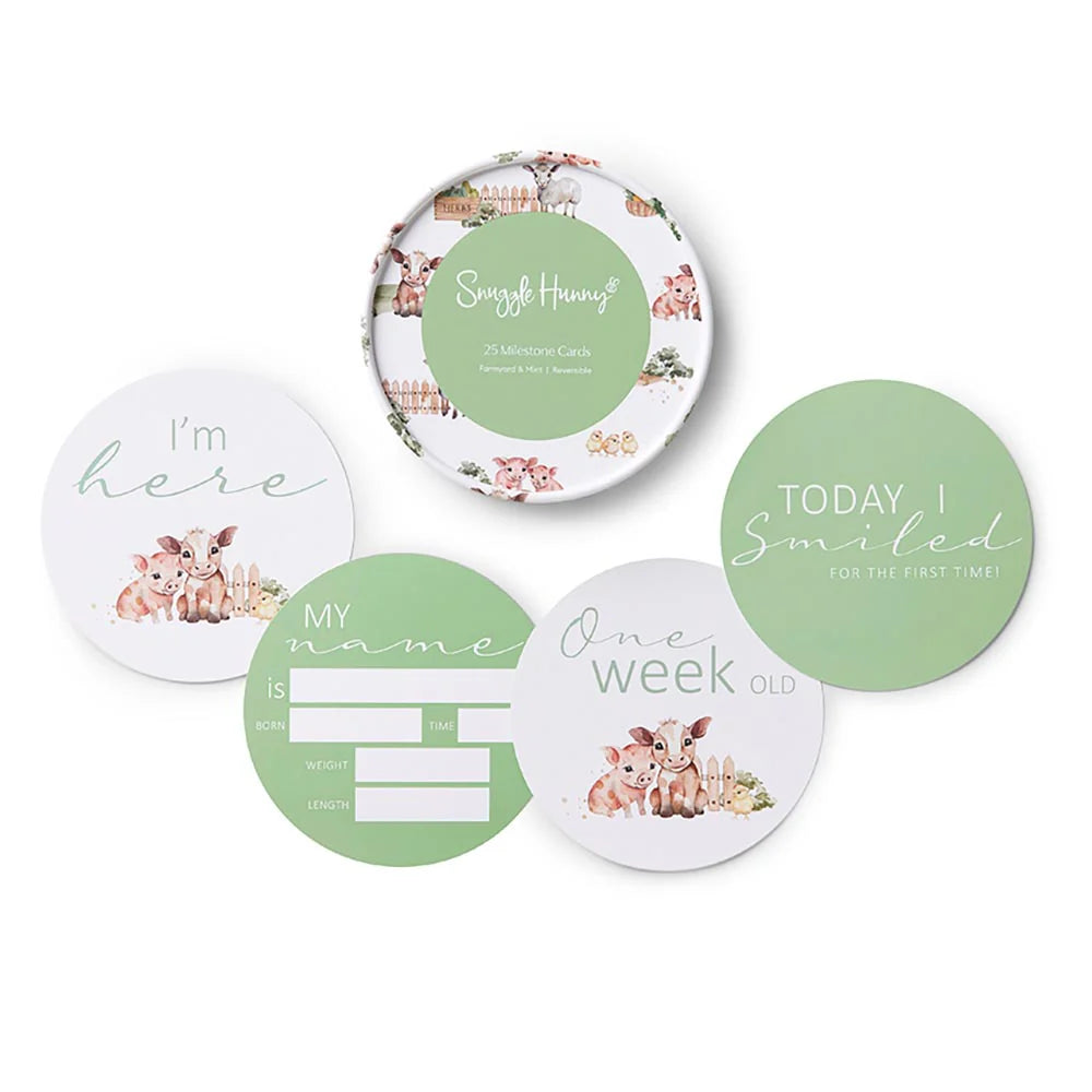 Snuggle Honey Milestone Cards