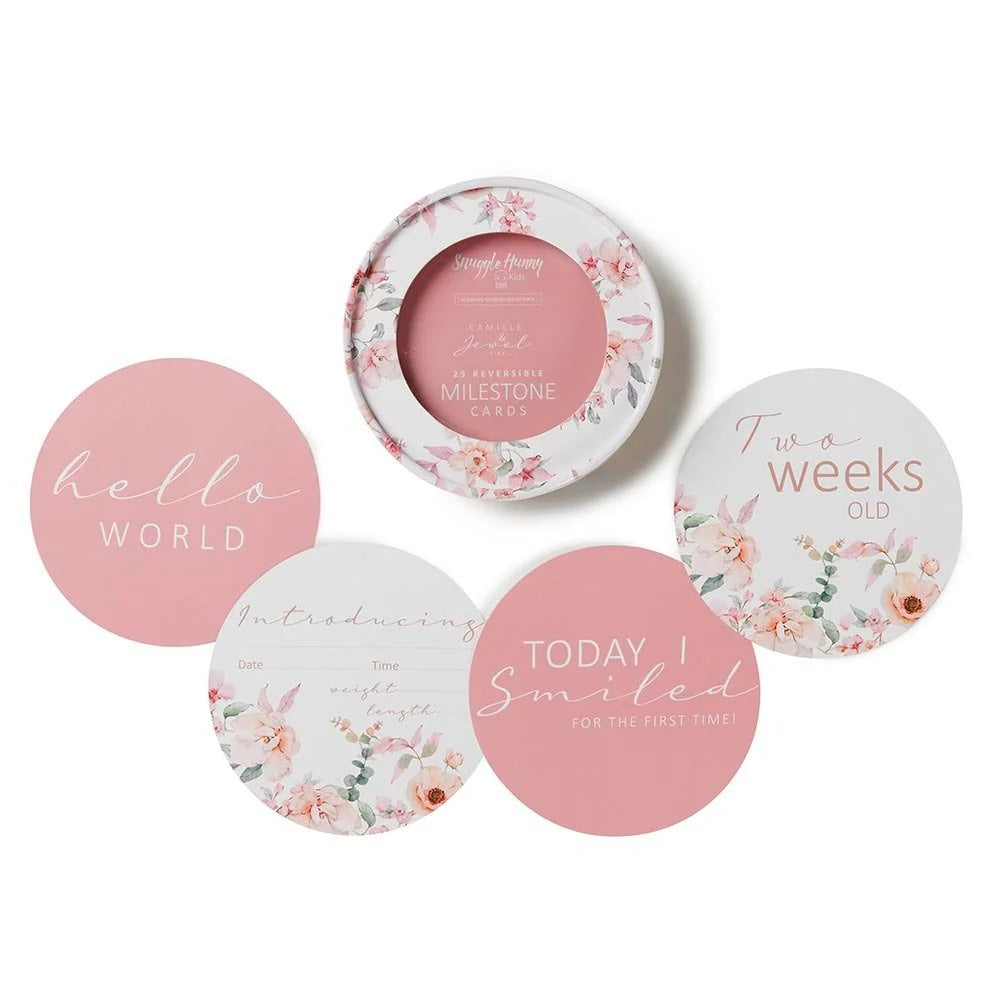 Snuggle Honey Milestone Cards
