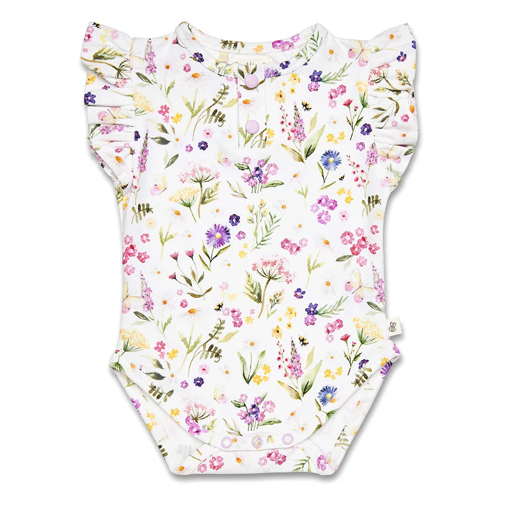 Snuggle Honey Bodysuit - Gracie with Frills
