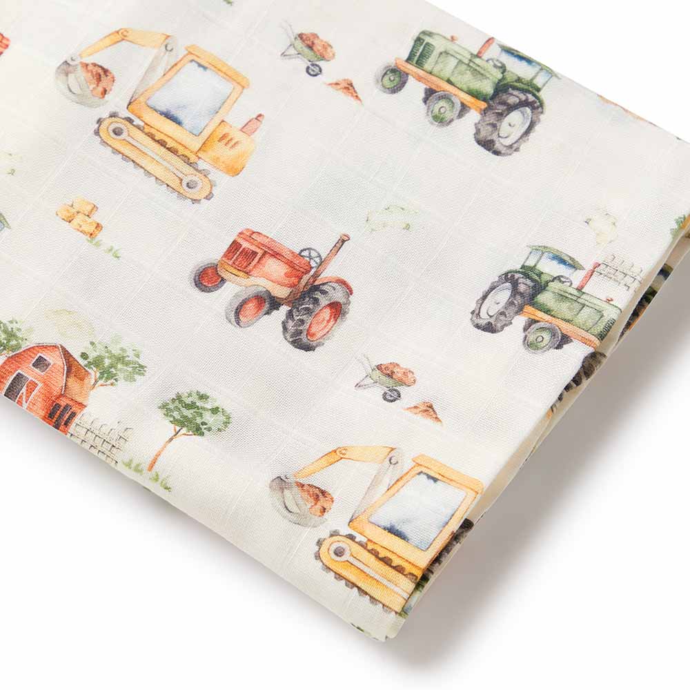 Snuggle Honey Muslin Wraps - Prints