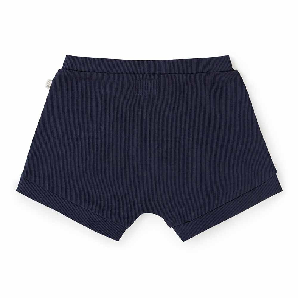 Snuggle Honey Cotton Shorts - Moonlight
