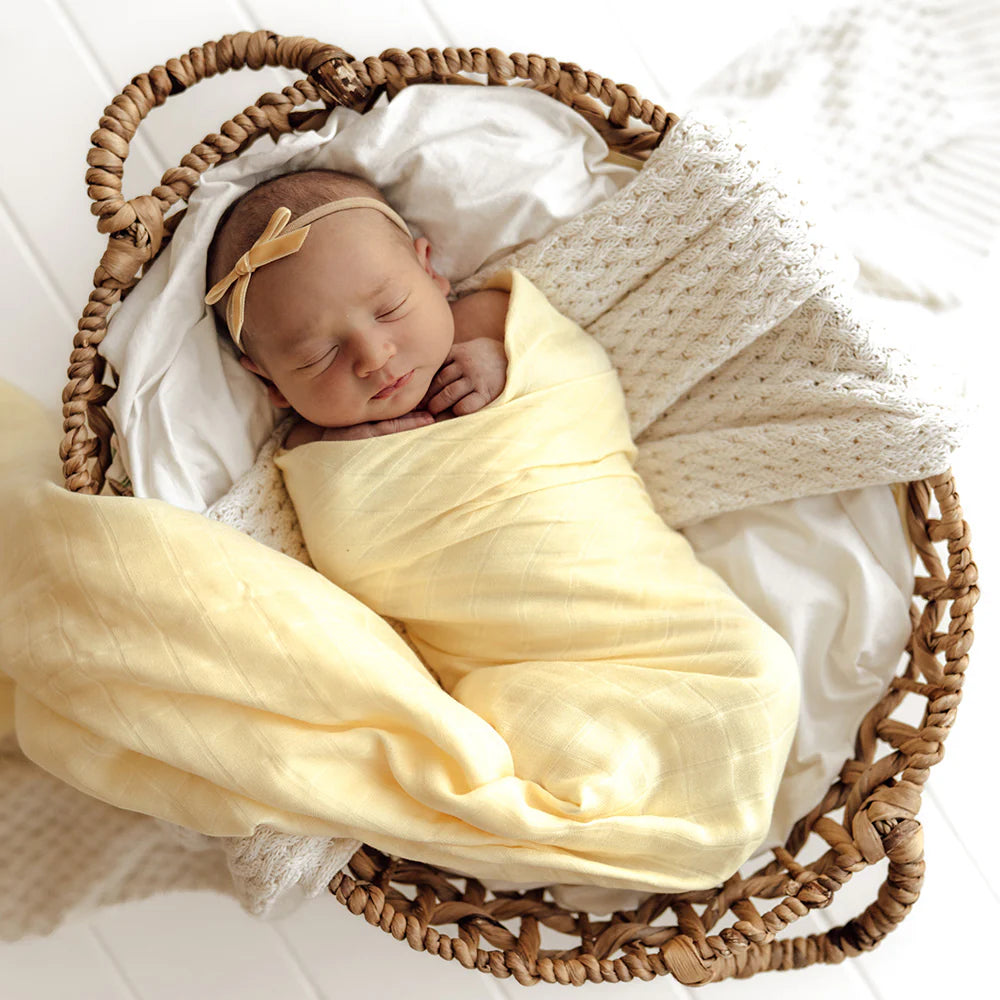 Snuggle Honey Muslin Wraps