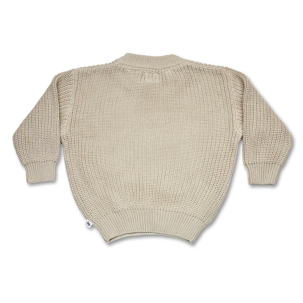 Snuggle Honey Cotton Knit Jumper - Pistachio