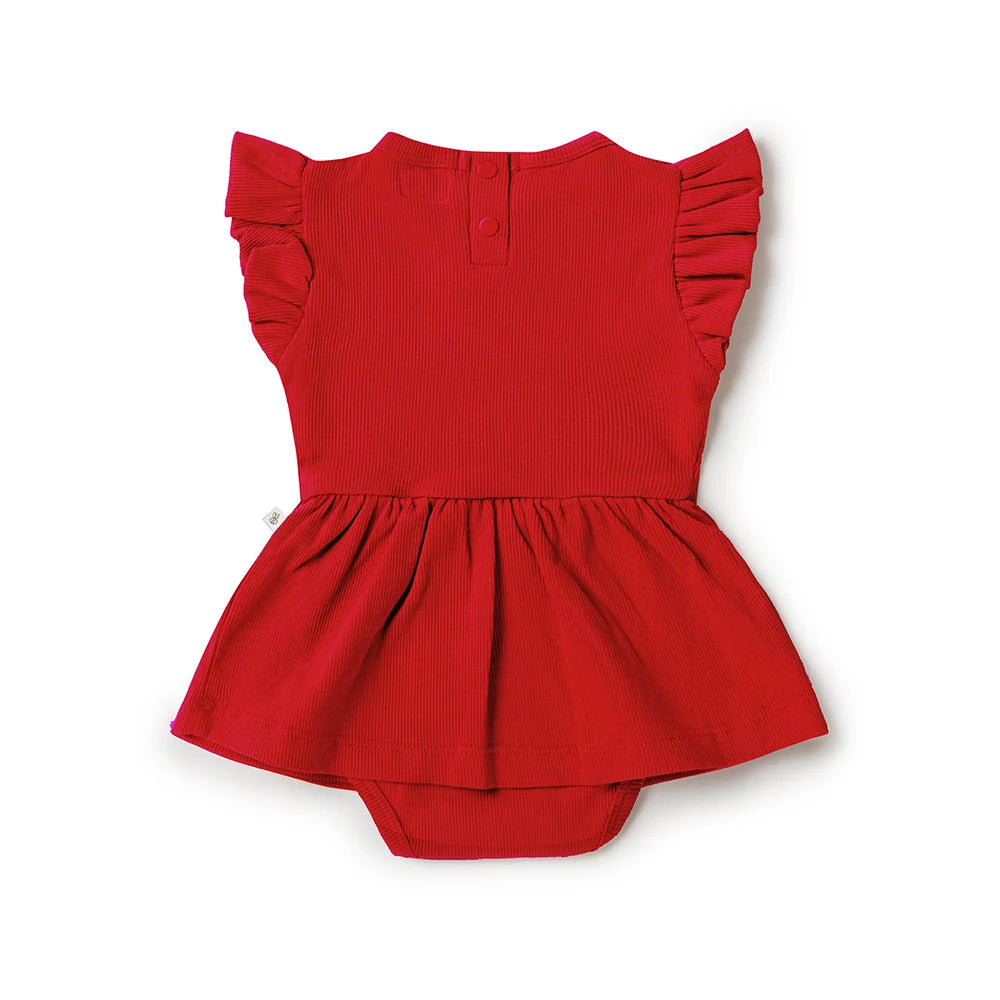 Snuggle Honey Dress - Red