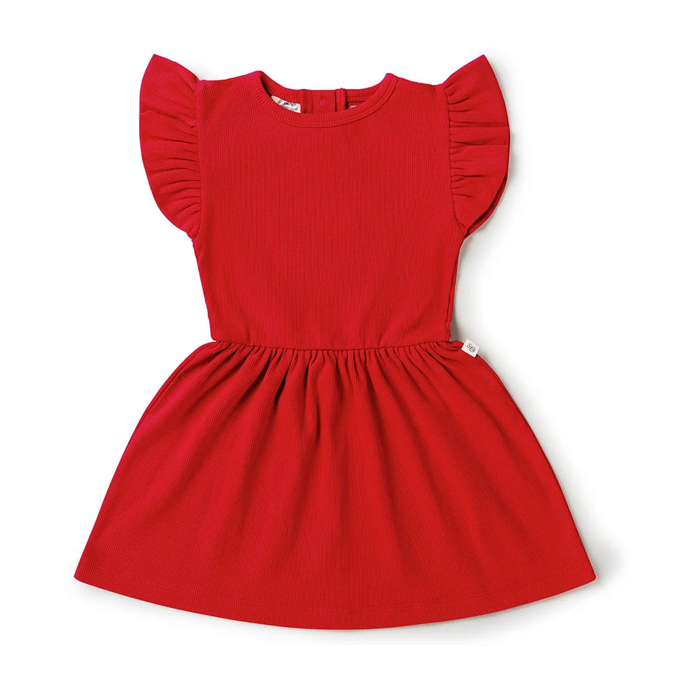 Snuggle Honey Dress - Red