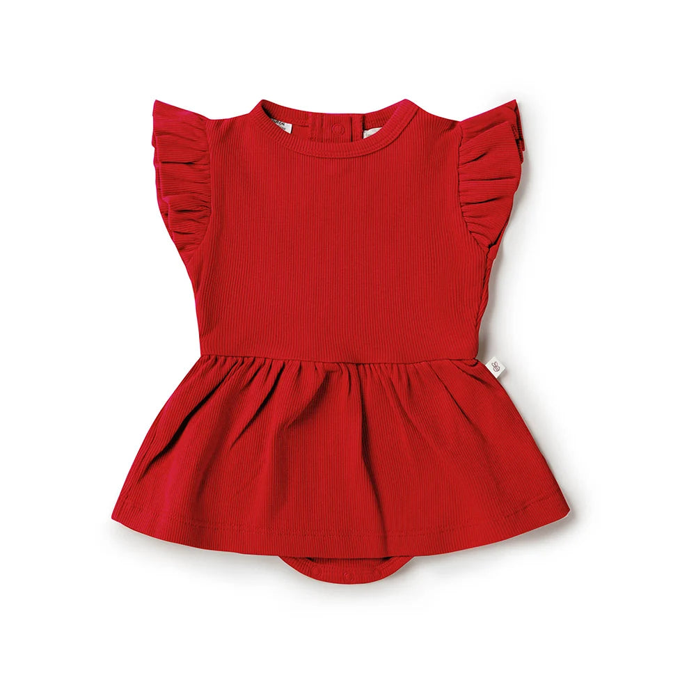 Snuggle Honey Dress - Red
