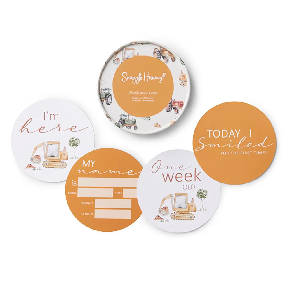Snuggle Honey Milestone Cards