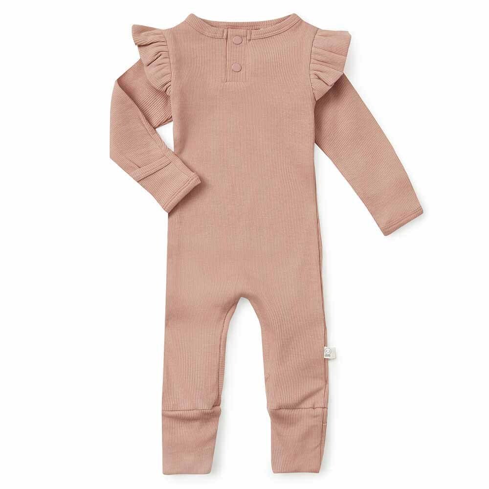 Snuggle Honey Growsuit - Rose