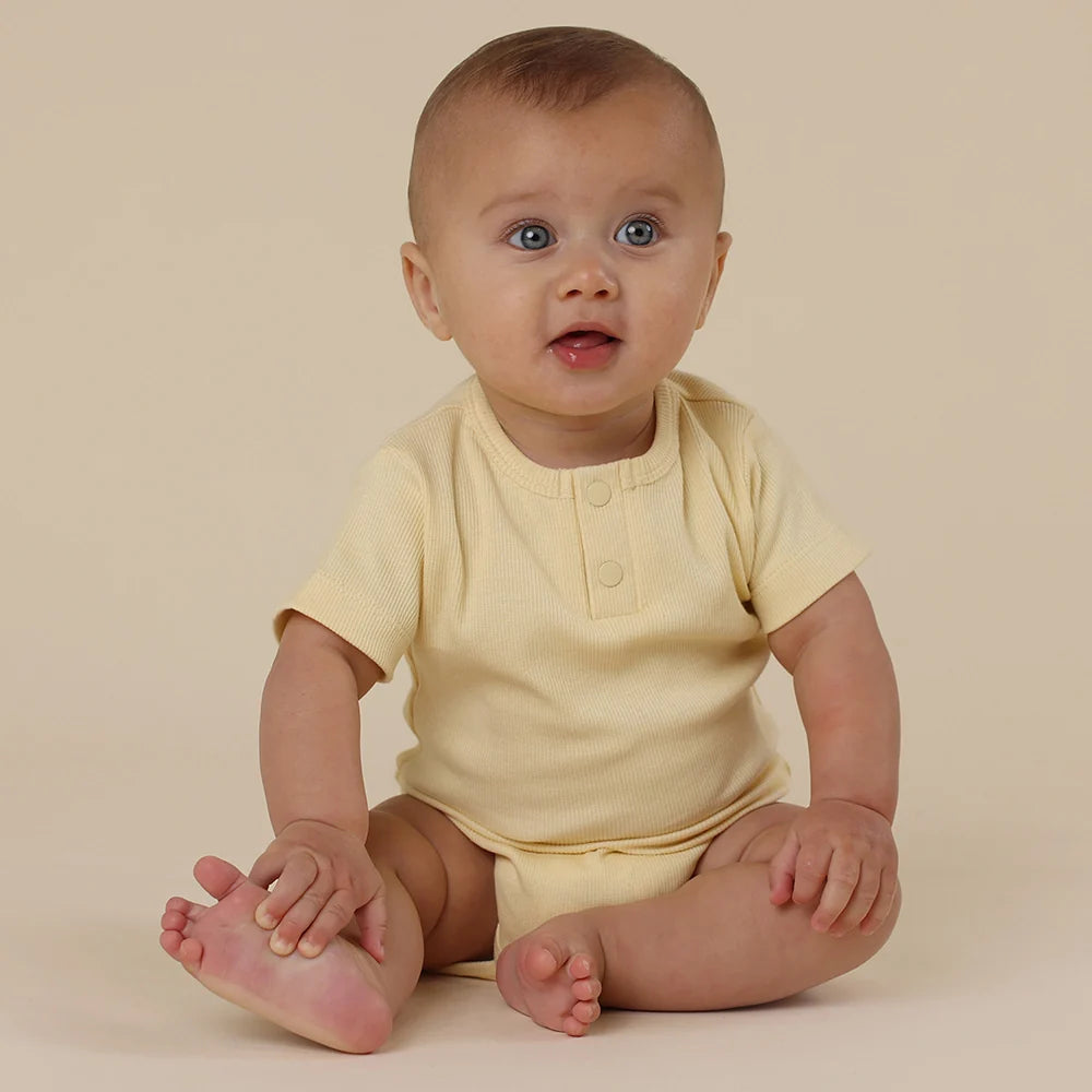 Snuggle Honey Bodysuit - Sunlight