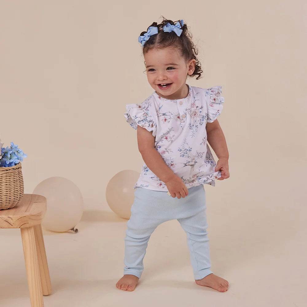 Snuggle Honey Tee with Frills - Sweet Swallows