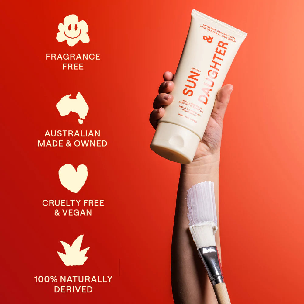 Sun & Daughter SPF50 Mineral Sunscreen - Yellow
