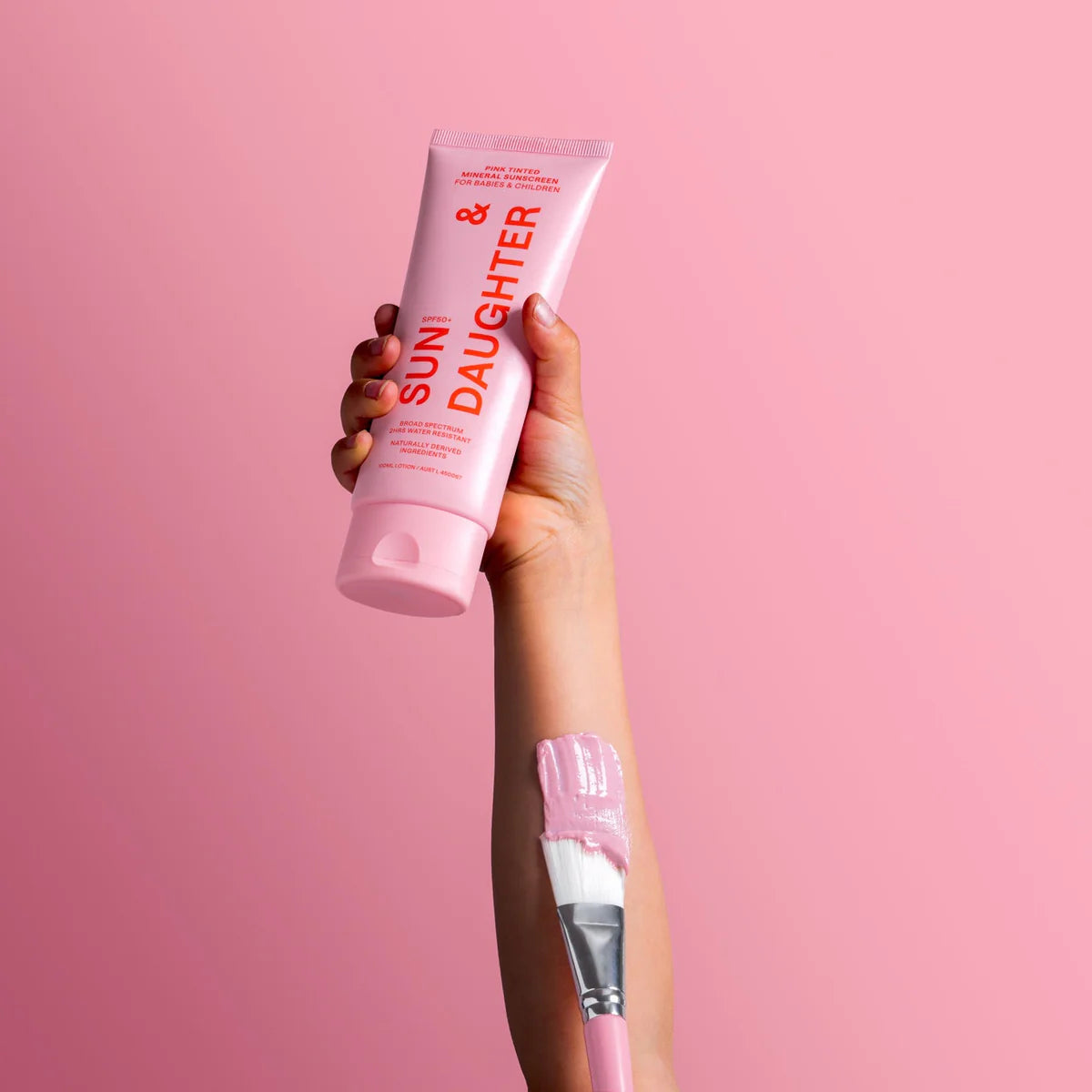 Sun & Daughter SPF50 Mineral Sunscreen - Pink