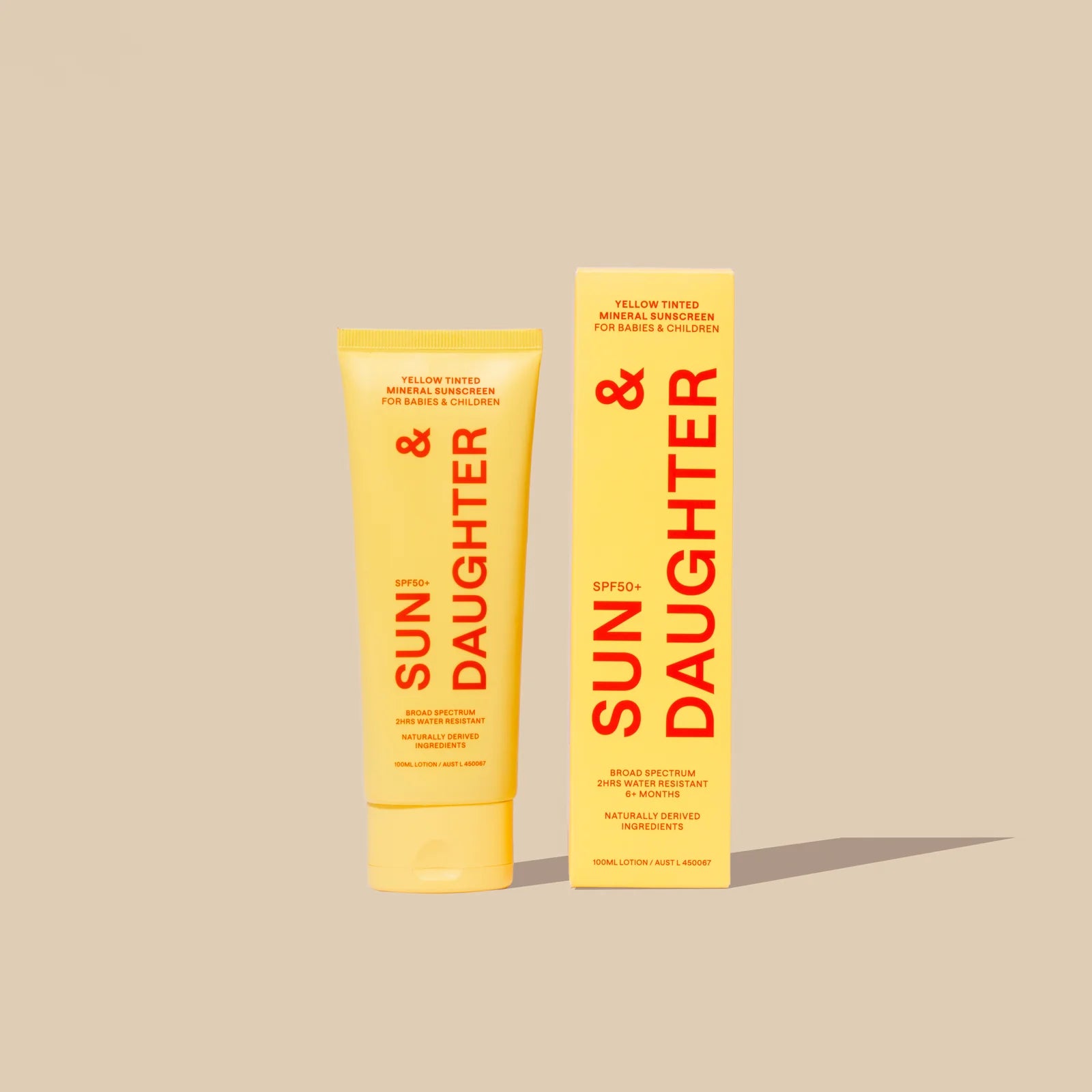Sun & Daughter SPF50 Mineral Sunscreen - Yellow