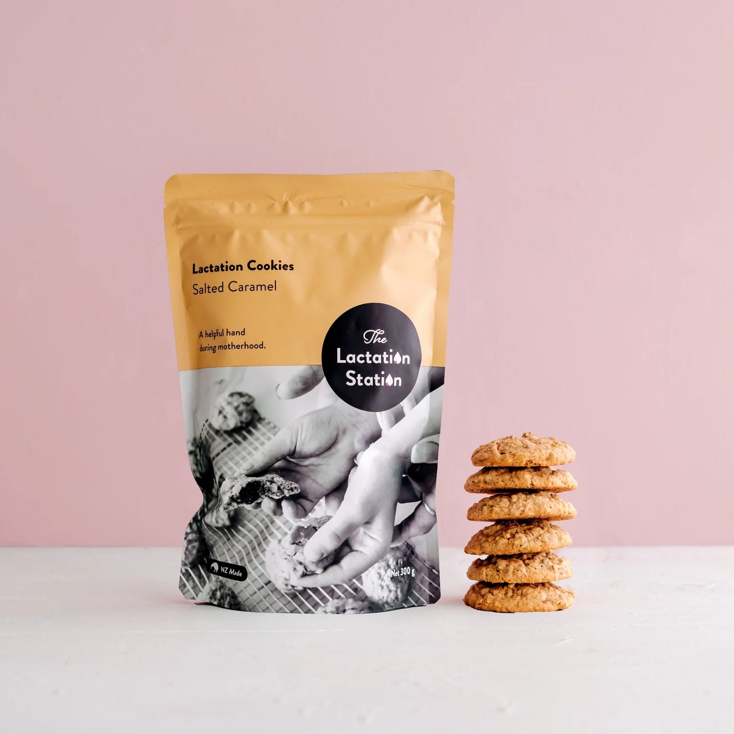 the lactation station cookies - salted caramel