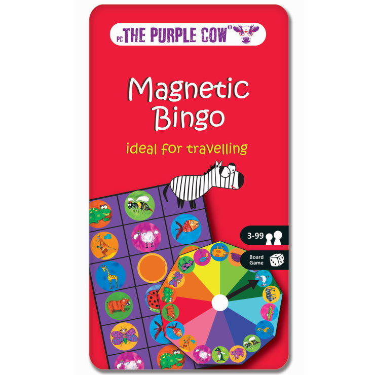 The Purple Cow Travelling Magnetic Tin Game - Bingo