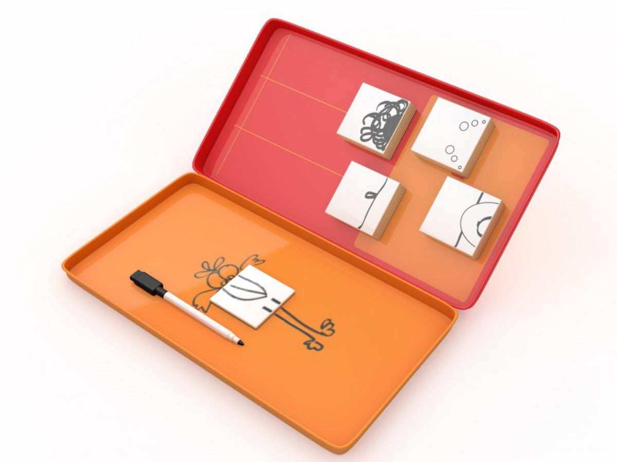 The Purple Cow Travelling Magnetic Tin Game - Doodle a Droodle