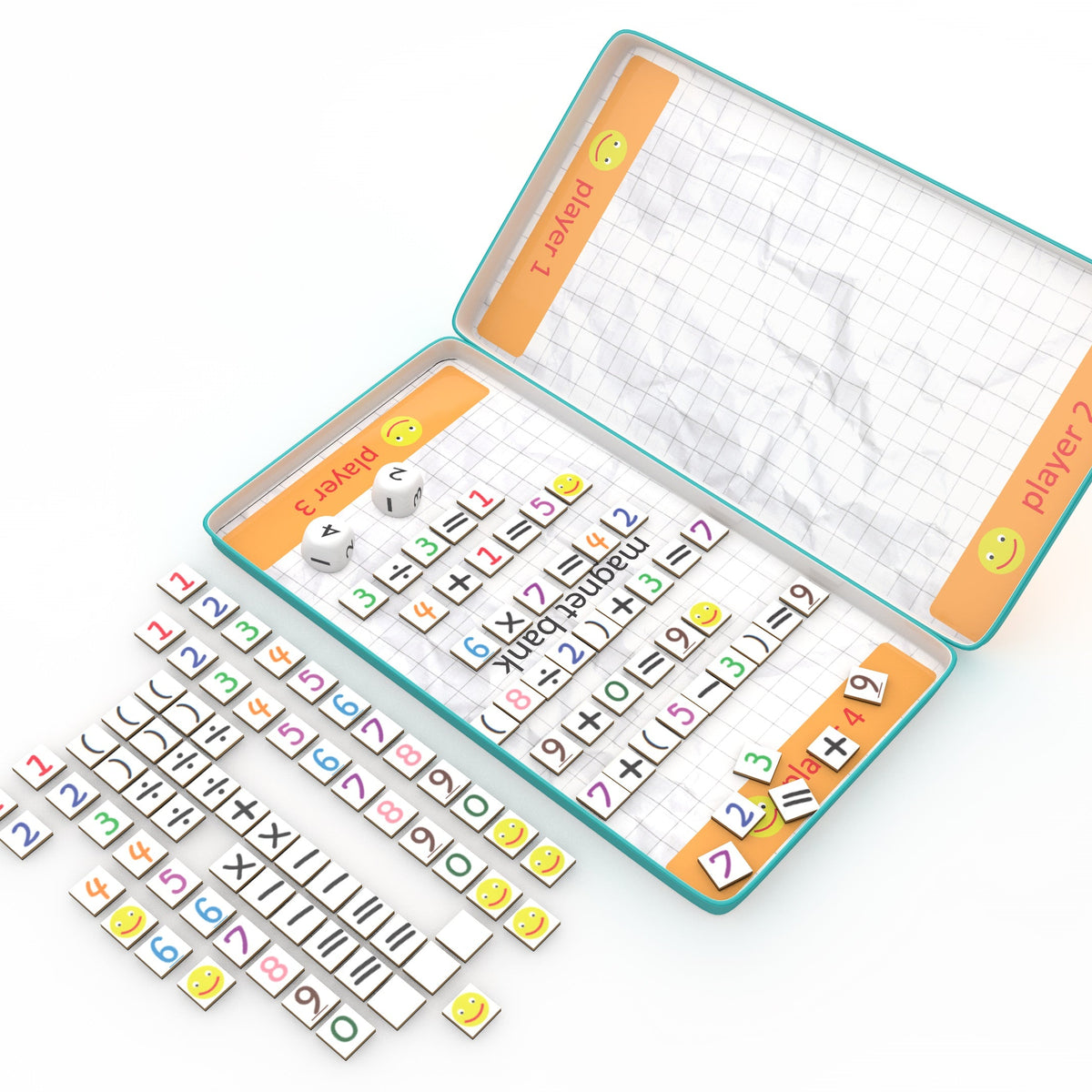 The Purple Cow Travelling Magnetic Tin Game - Maths