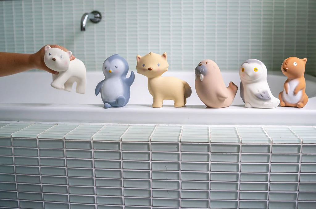 Tikiri Collection My 1st Arctic Animals - Rattle & Bath Toy