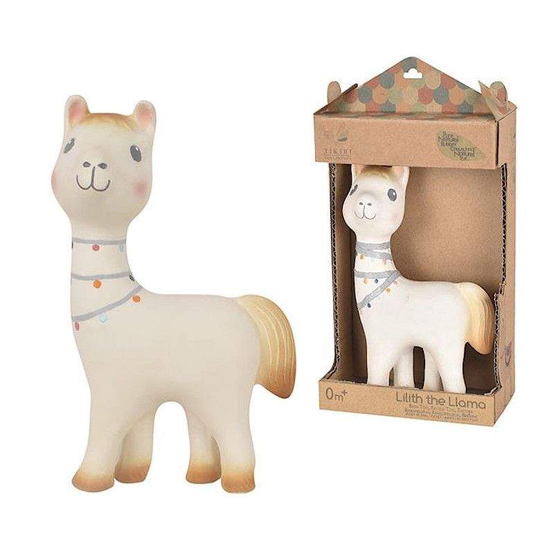 Tikiri Collection Lilith the Llama Bath Toy & Rattle