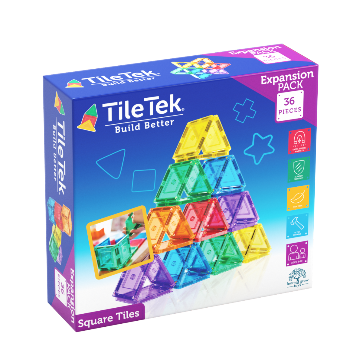 Tile Tek Square Expansion Set - 36 pcs