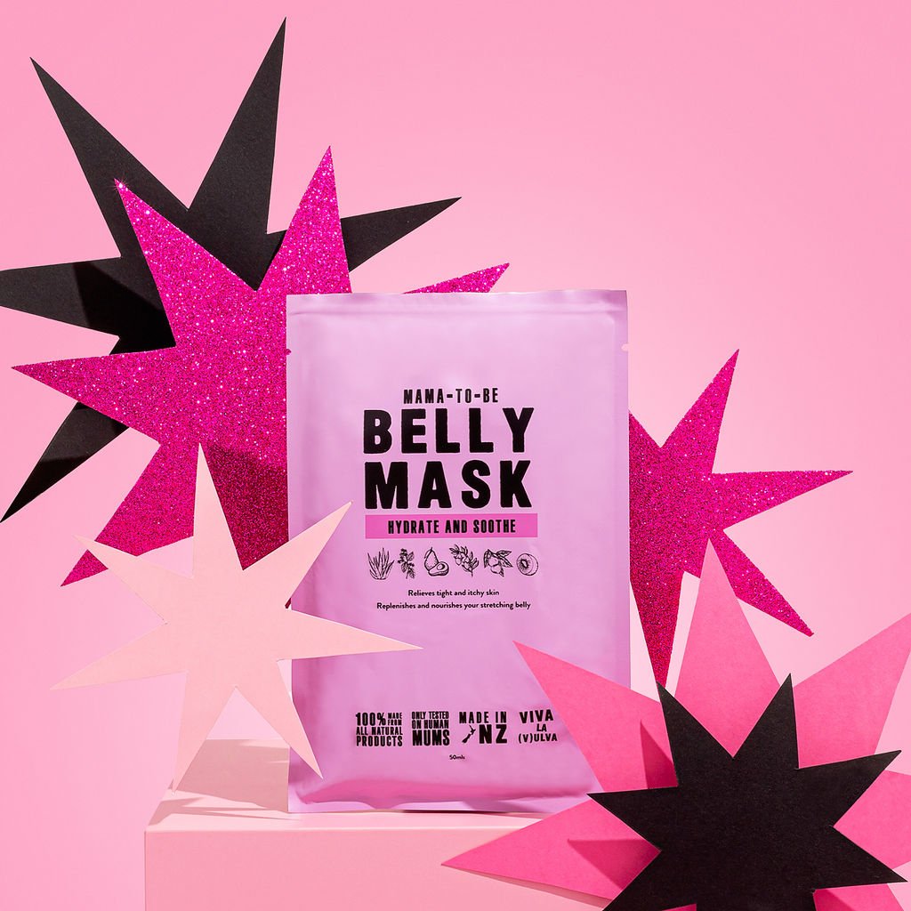 Viva La Vulva Mama to be Belly Mask
