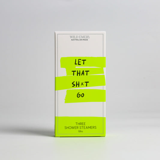 Wild Emery Cheeky Shower Steamers - Let That Shxt Go